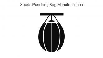 Sports Punching Bag Monotone Icon In Powerpoint Pptx Png And Editable Eps Format