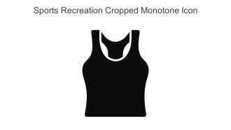 Sports Recreation Cropped Monotone Icon In Powerpoint Pptx Png And Editable Eps Format