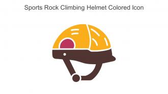 Sports Rock Climbing Helmet Colored Icon In Powerpoint Pptx Png And Editable Eps Format