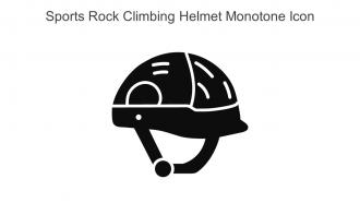 Sports Rock Climbing Helmet Monotone Icon In Powerpoint Pptx Png And Editable Eps Format