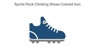 Sports Rock Climbing Shoes Colored Icon In Powerpoint Pptx Png And Editable Eps Format