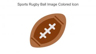 Sports Rugby Ball Image Colored Icon In Powerpoint Pptx Png And Editable Eps Format