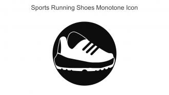 Sports Running Shoes Monotone Icon In Powerpoint Pptx Png And Editable Eps Format