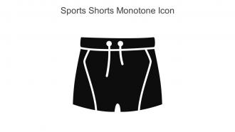 Sports Shorts Monotone Icon In Powerpoint Pptx Png And Editable Eps Format