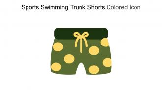Sports Swimming Trunk Shorts Colored Icon In Powerpoint Pptx Png And Editable Eps Format