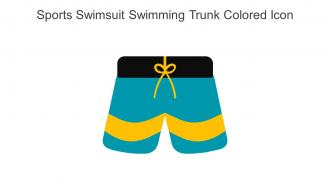 Sports Swimsuit Swimming Trunk Colored Icon In Powerpoint Pptx Png And Editable Eps Format