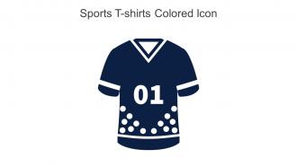 Sports T Shirts Colored Icon In Powerpoint Pptx Png And Editable Eps Format