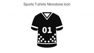 Sports T Shirts Monotone Icon In Powerpoint Pptx Png And Editable Eps Format