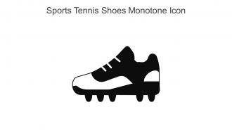 Sports Tennis Shoes Monotone Icon In Powerpoint Pptx Png And Editable Eps Format