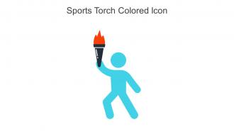 Sports Torch Colored Icon In Powerpoint Pptx Png And Editable Eps Format