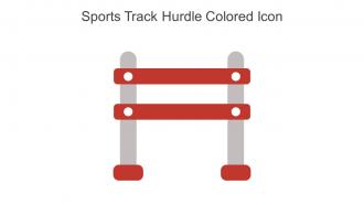 Sports Track Hurdle Colored Icon In Powerpoint Pptx Png And Editable Eps Format