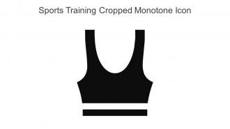 Sports Training Cropped Monotone Icon In Powerpoint Pptx Png And Editable Eps Format