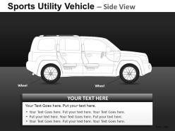 Sports vehicle side view powerpoint presentation slides db