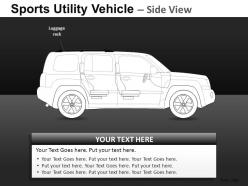 Sports vehicle side view powerpoint presentation slides db