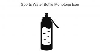 Sports Water Bottle Monotone Icon In Powerpoint Pptx Png And Editable Eps Format