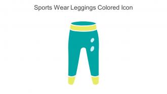 Sports Wear Leggings Colored Icon In Powerpoint Pptx Png And Editable Eps Format