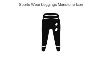 Sports Wear Leggings Monotone Icon In Powerpoint Pptx Png And Editable Eps Format
