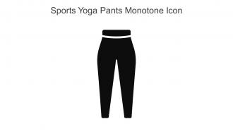 Sports Yoga Pants Monotone Icon In Powerpoint Pptx Png And Editable Eps Format
