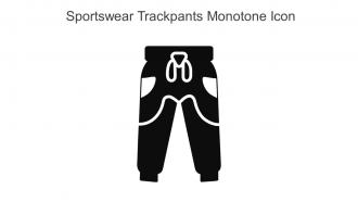 Sportswear Trackpants Monotone Icon In Powerpoint Pptx Png And Editable Eps Format