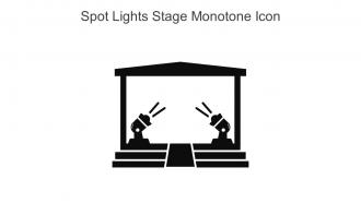 Spot Lights Stage Monotone Icon In Powerpoint Pptx Png And Editable Eps Format