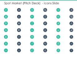 Spot marketpitch deck icons slide ppt summary