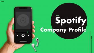 Spotify Company Profile Powerpoint Presentation Slides CP CD