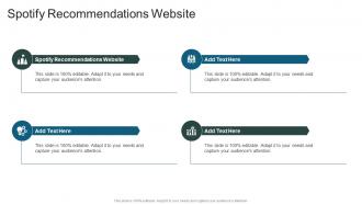 Spotify Recommendations Website In Powerpoint And Google Slides Cpb