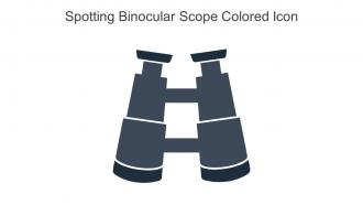 Spotting Binocular Scope Colored Icon In Powerpoint Pptx Png And Editable Eps Format