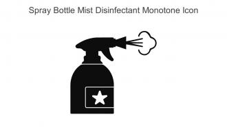 Spray Bottle Mist Disinfectant Monotone Icon In Powerpoint Pptx Png And Editable Eps Format
