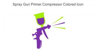 Spray Gun Primer Compressor Colored Icon In Powerpoint Pptx Png And Editable Eps Format