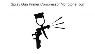 Spray Gun Primer Compressor Monotone Icon In Powerpoint Pptx Png And Editable Eps Format