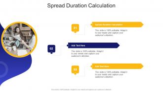 Spread Duration Calculation In Powerpoint And Google Slides Cpb