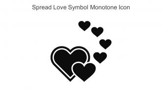 Spread Love Symbol Monotone Icon In Powerpoint Pptx Png And Editable Eps Format