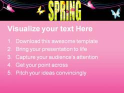 Spring abstract background powerpoint templates and powerpoint backgrounds 0811