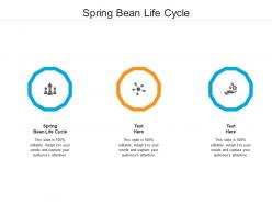 Spring bean life cycle ppt powerpoint presentation infographic template themes cpb