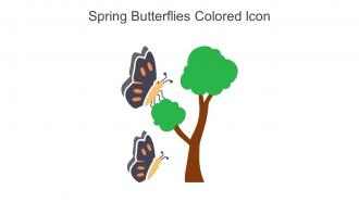Spring Butterflies Colored Icon In Powerpoint Pptx Png And Editable Eps Format