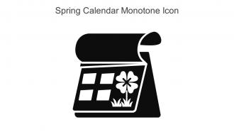 Spring Calendar Monotone Icon In Powerpoint Pptx Png And Editable Eps Format