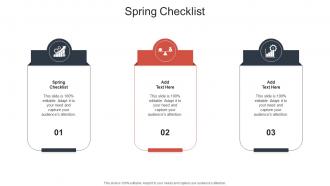 Spring Checklist In Powerpoint And Google Slides Cpb