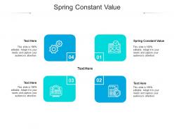 Spring constant value ppt powerpoint presentation show microsoft cpb