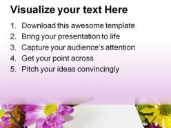 Spring flowers beauty powerpoint background and template 1210