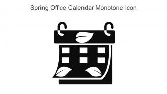 Spring Office Calendar Monotone Icon In Powerpoint Pptx Png And Editable Eps Format