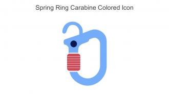 Spring Ring Carabine Colored Icon In Powerpoint Pptx Png And Editable Eps Format