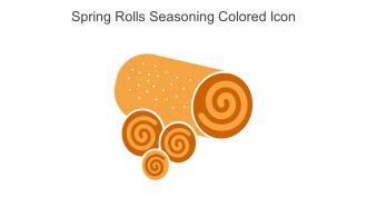 Spring Rolls Seasoning Colored Icon In Powerpoint Pptx Png And Editable Eps Format