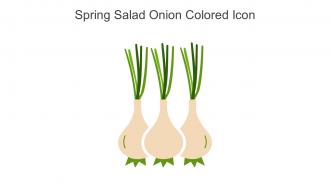 Spring Salad Onion Colored Icon In Powerpoint Pptx Png And Editable Eps Format