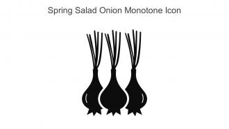 Spring Salad Onion Monotone Icon In Powerpoint Pptx Png And Editable Eps Format