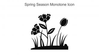 Spring Season Monotone Icon In Powerpoint Pptx Png And Editable Eps Format