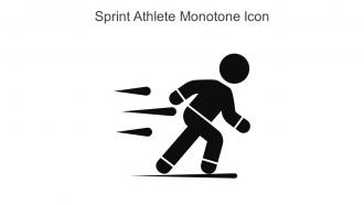 Sprint Athlete Monotone Icon In Powerpoint Pptx Png And Editable Eps Format