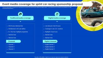 Sprint Car Racing Sponsorship Proposal Powerpoint Presentation Slides
