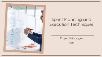 Sprint Planning And Execution Techniques PPT Template AT