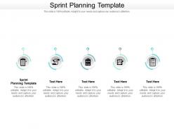 Sprint planning template ppt powerpoint presentation slides maker cpb